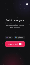RandomTalkz - Omegle Clone Video Chat App Screenshot 2